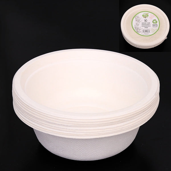 *13.5CM 10 SUGAR CANE BOWLS